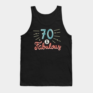 Seventy and Fabulous Tank Top